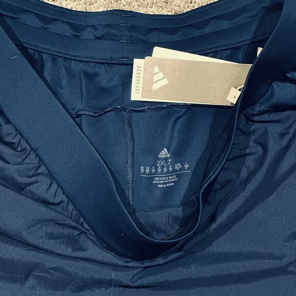 Adidas Mens Dark Blue Training Shorts Size 2XL 7" IC2043 Running Sportswear New - Picture 9 of 16